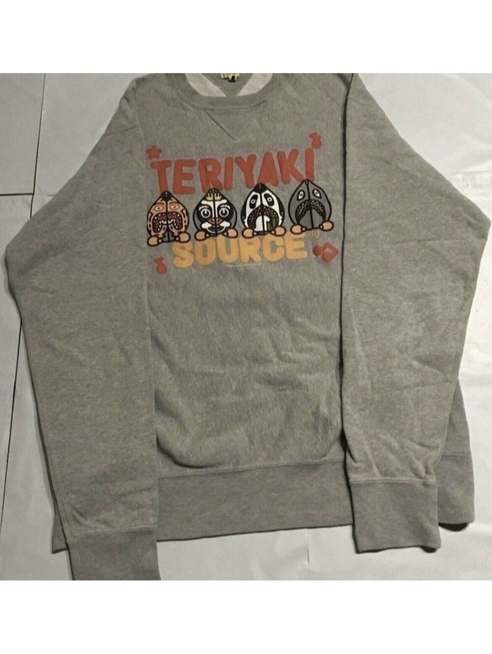 Bape Teriyaki Boyz Crew Neck Pullover Sweatshirt